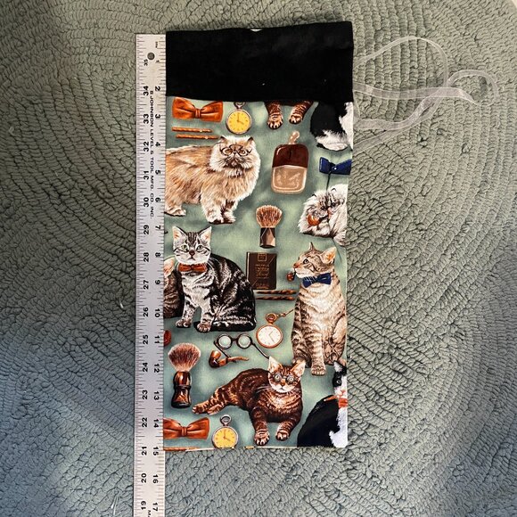 5 Hand crafted fabric wine gift bags - Picture 5 of 6